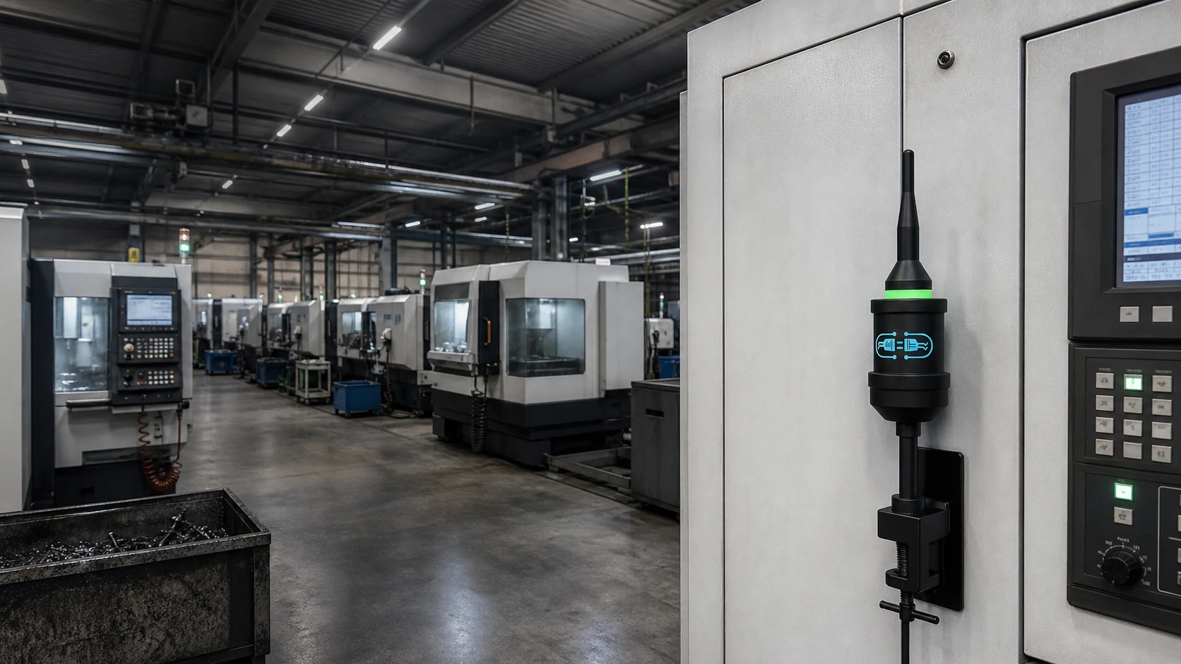 Machinepark van een productiebedrijf in de Brainport-regio